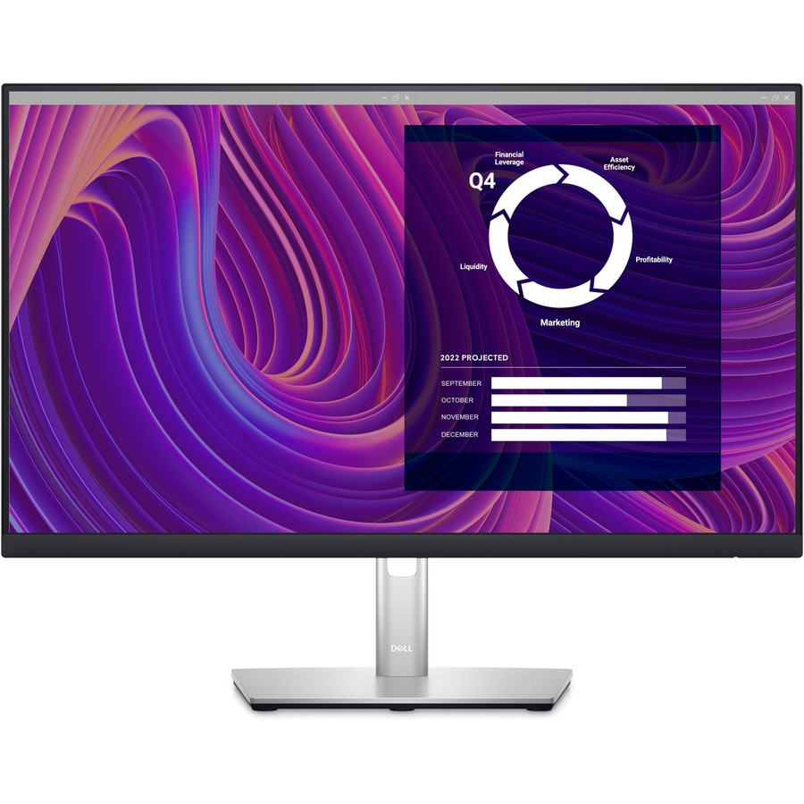 Dell P2423D 24" Class QHD LCD Monitor - 16:9 - Black, Silver