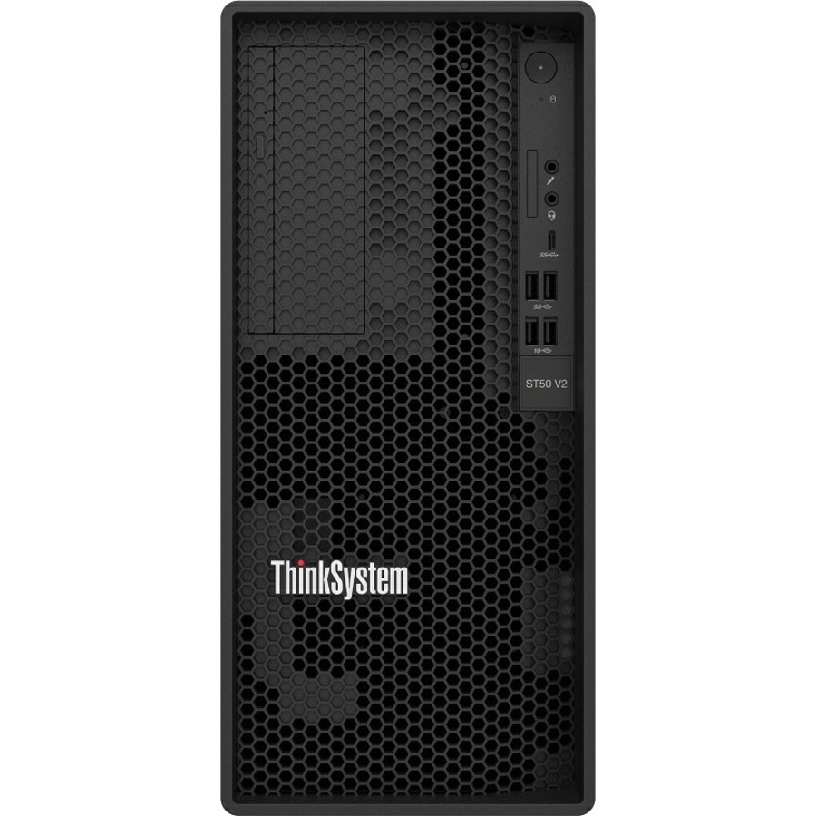 Lenovo ThinkSystem ST50 V2 7D8JA010NA Tower Server - 1 x Intel Xeon E-2356G 3.20 GHz - 16 GB RAM - Serial ATA/600 Controller