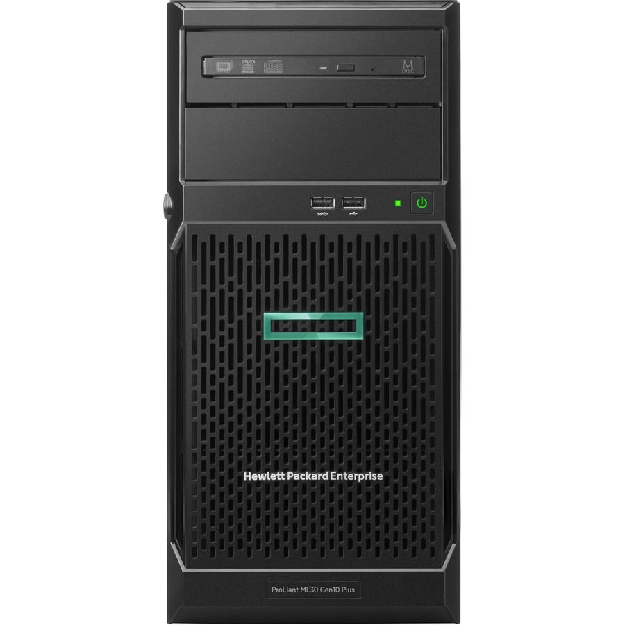 HPE ProLiant ML30 G10 Plus 4U Tower Server - 1 x Intel Xeon E-2314 2.80 GHz - 16 GB RAM - Serial ATA Controller
