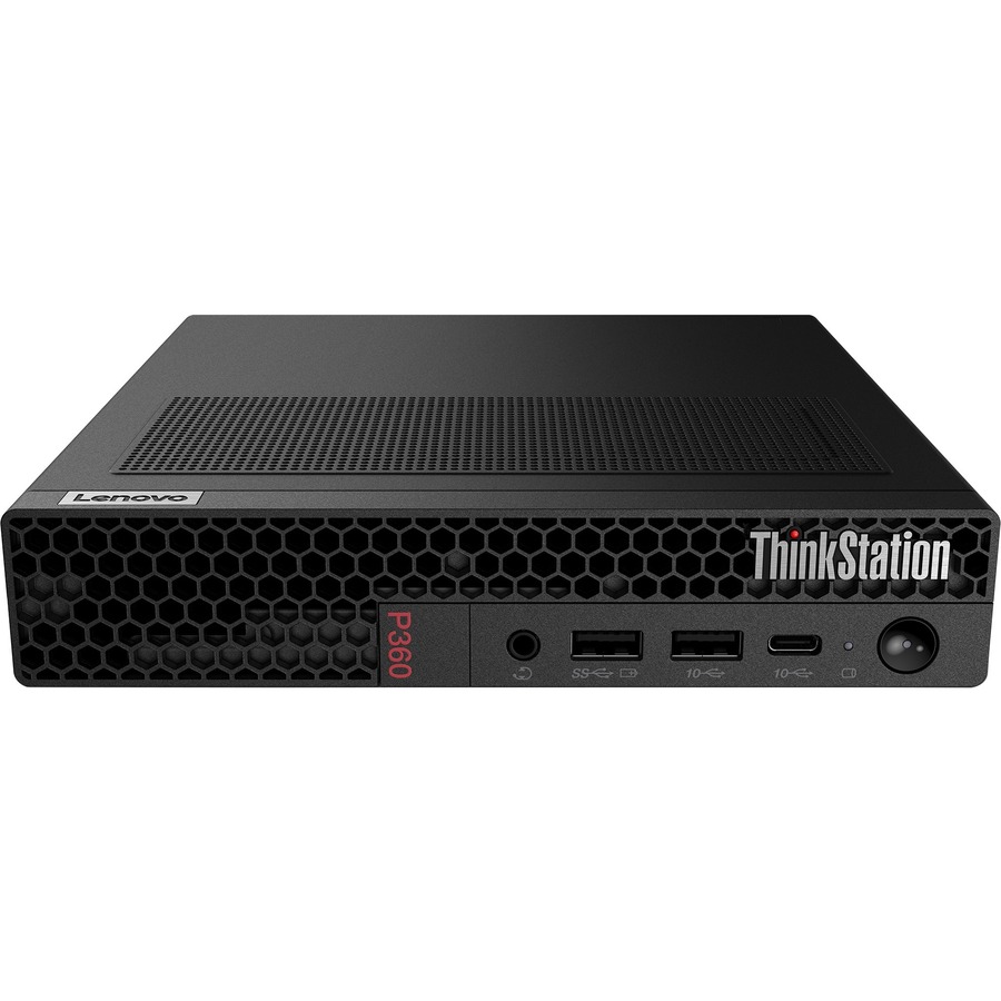 Lenovo ThinkStation P360 30FA0018US Workstation - 1 x Intel Core i5 12th Gen i5-12500T - 16 GB - 512 GB SSD - Tiny - Black