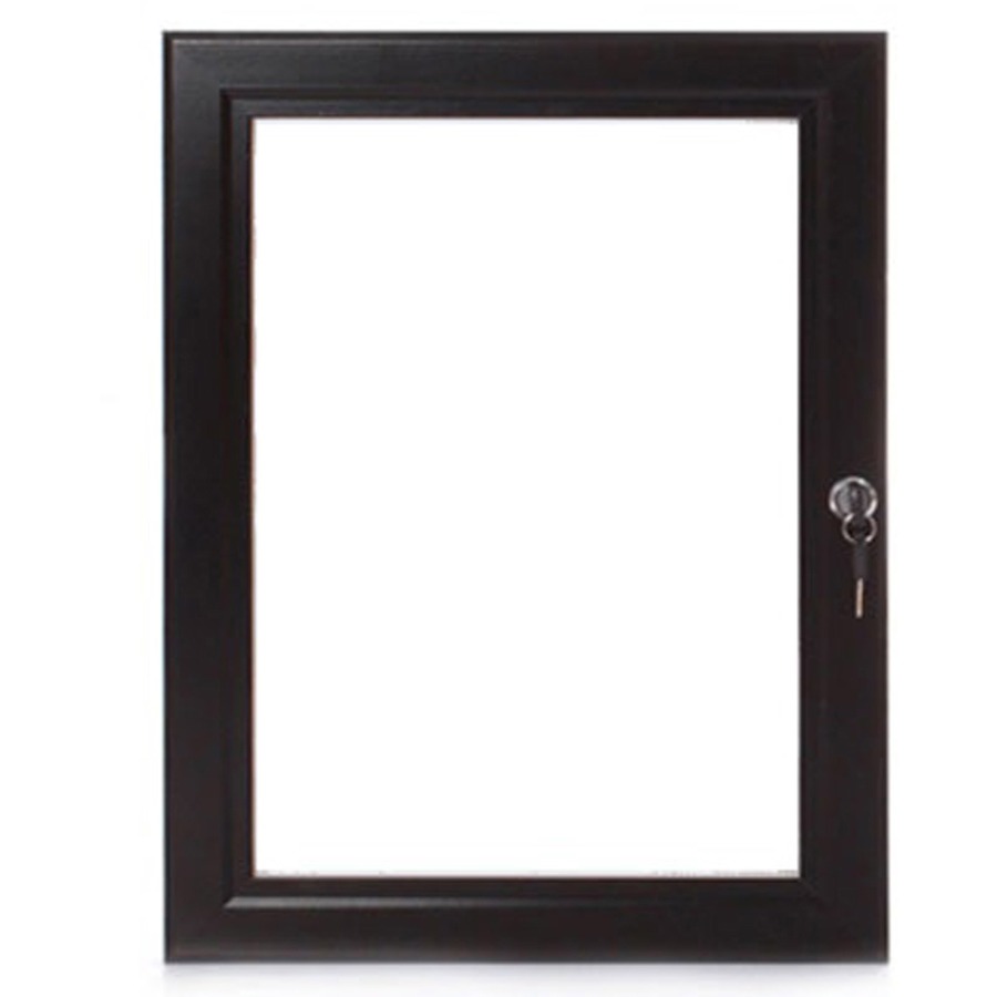 SECO 30 in. x 40 in. Black Locking Poster Case LCASE3040BL - The Home Depot