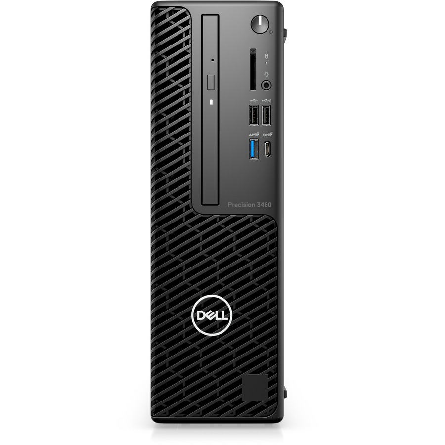 Dell Precision 3000 3460 Workstation - Intel Core i5 Hexa-core (6 Core) i5-12500 12th Gen 3 GHz - 16 GB DDR5 SDRAM RAM - 256 GB SSD - Small Form Factor - Black