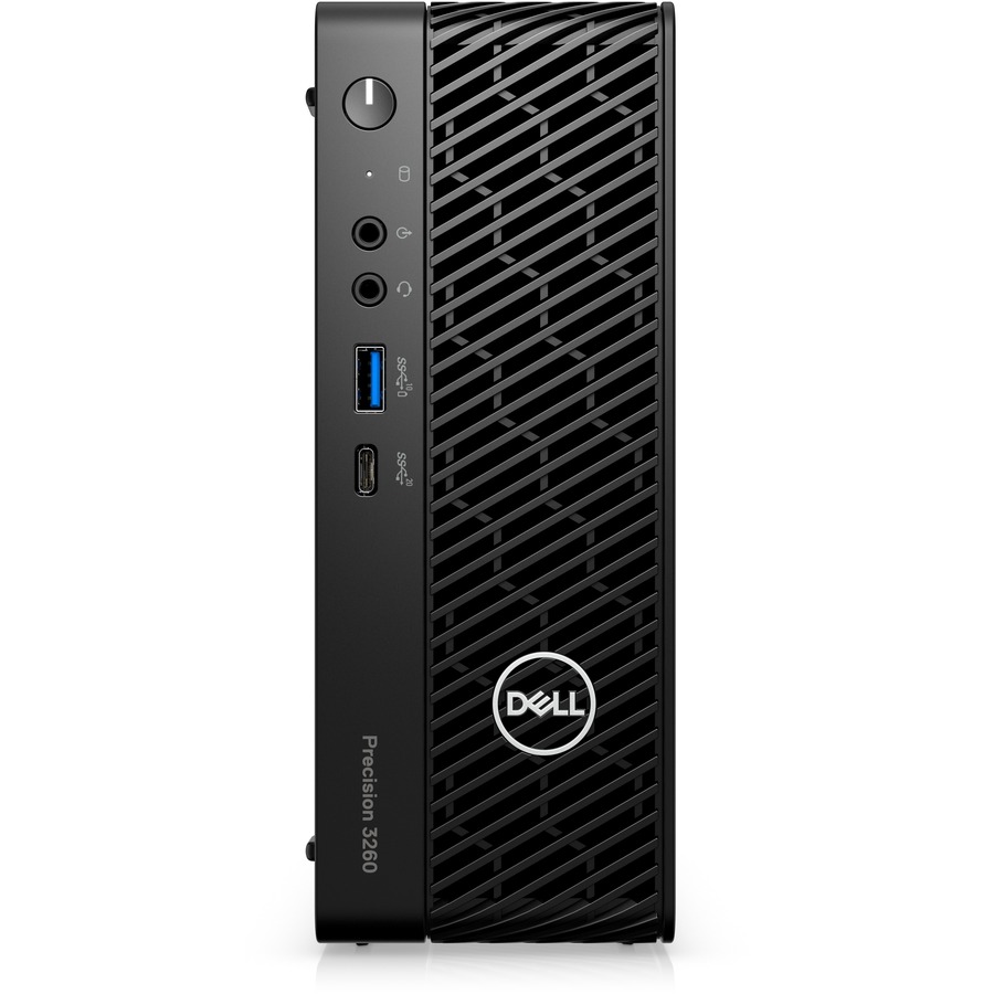 Dell Precision 3000 3260 Workstation - Intel Core i5 Hexa-core (6 Core) i5-12500 12th Gen 3 GHz - 16 GB DDR5 SDRAM RAM - 512 GB SSD - Ultra Small - Black