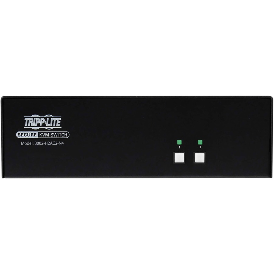 Tripp Lite by Eaton Secure KVM Switch, 2-Port, Dual Head, HDMI to HDMI, 4K, NIAP PP4.0, Audio, CAC, TAA