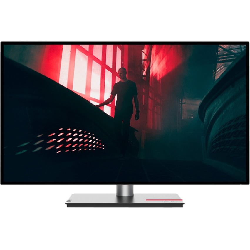 Lenovo ThinkVision P27h-30 27" Class WQHD LED Monitor - 16:9 - Raven Black
