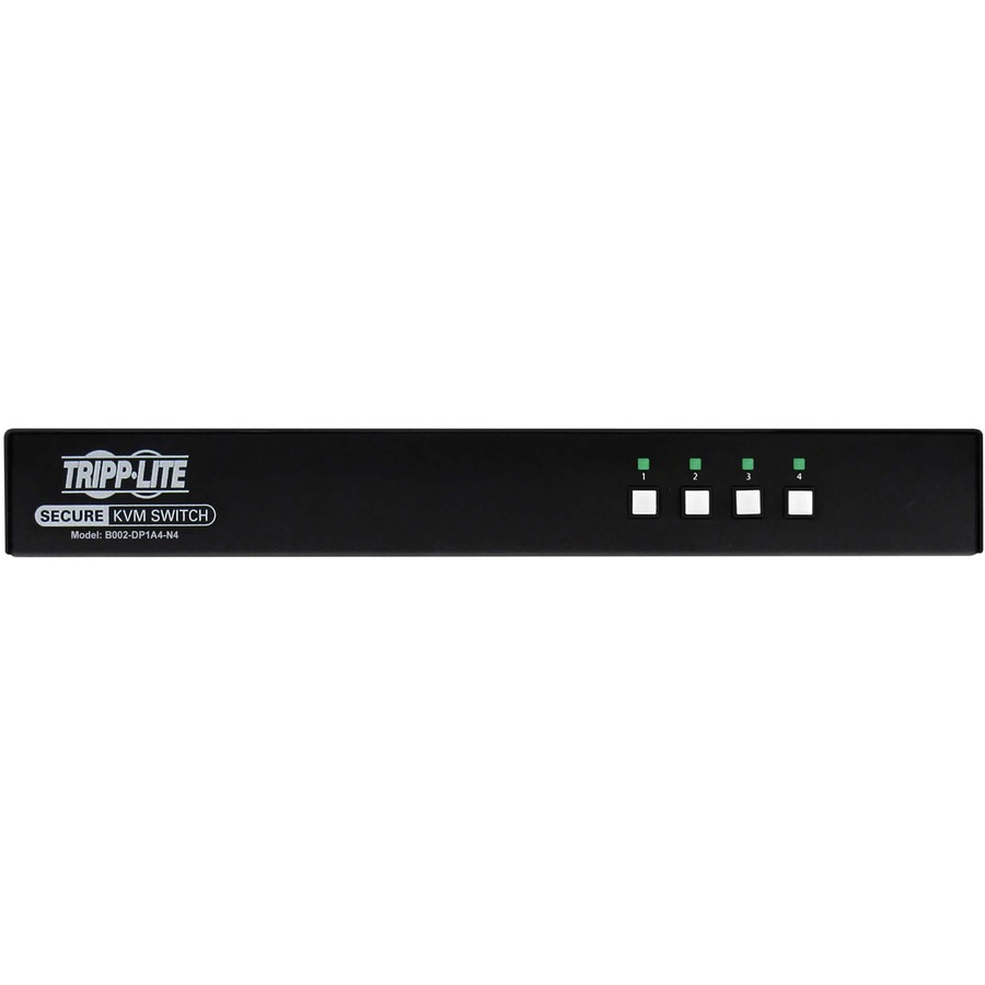 Tripp Lite by Eaton Secure KVM Switch, 4-Port, Single Head, DisplayPort to DisplayPort, 4K, NIAP PP4.0, Audio, TAA