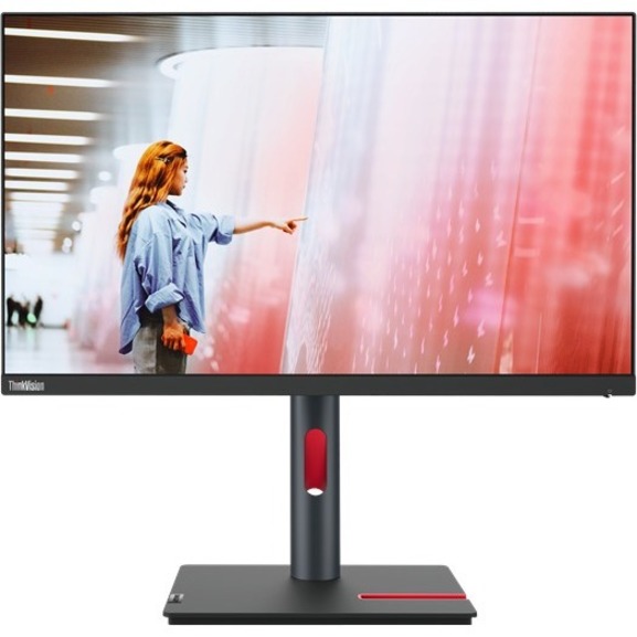 Lenovo ThinkVision P24q-30 24" Class WQHD LED Monitor - 16:9 - Raven Black