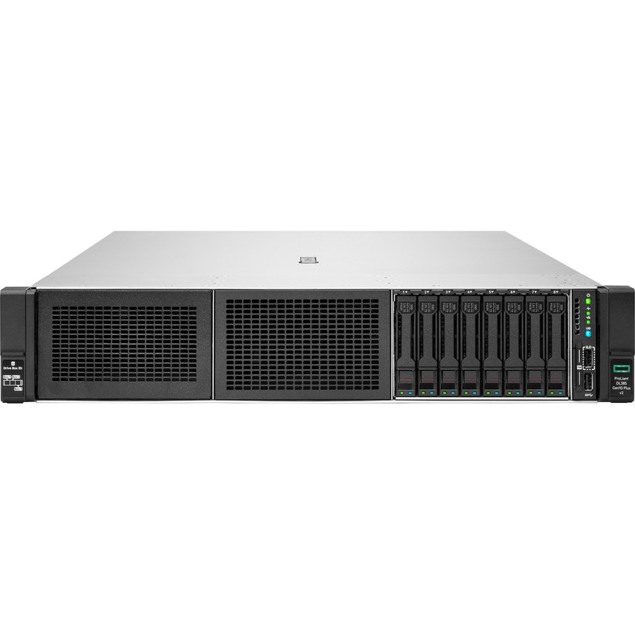 HPE ProLiant DL385 G10 Plus v2 2U Rack Server - 1 x AMD EPYC 7252 3.10 GHz - 32 GB RAM - 12Gb/s SAS Controller