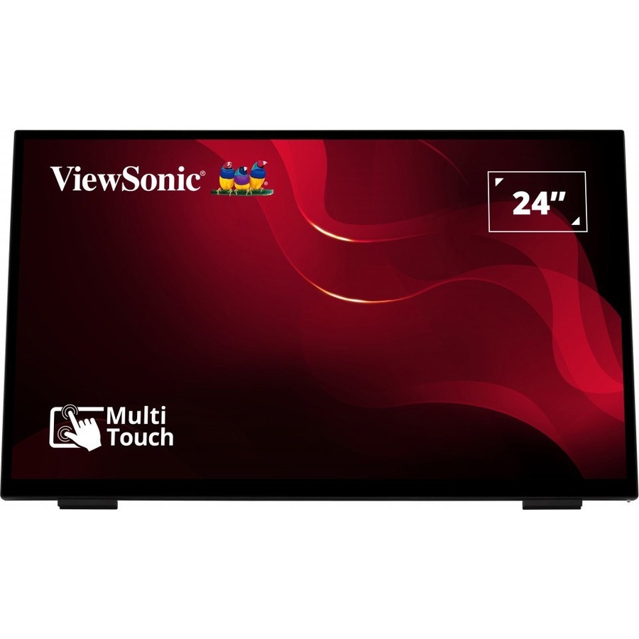 ViewSonic TD2465 24 Inch 1080p IPS Touch Screen Monitor with Advanced Ergonomics, HDMI and USB Inputs