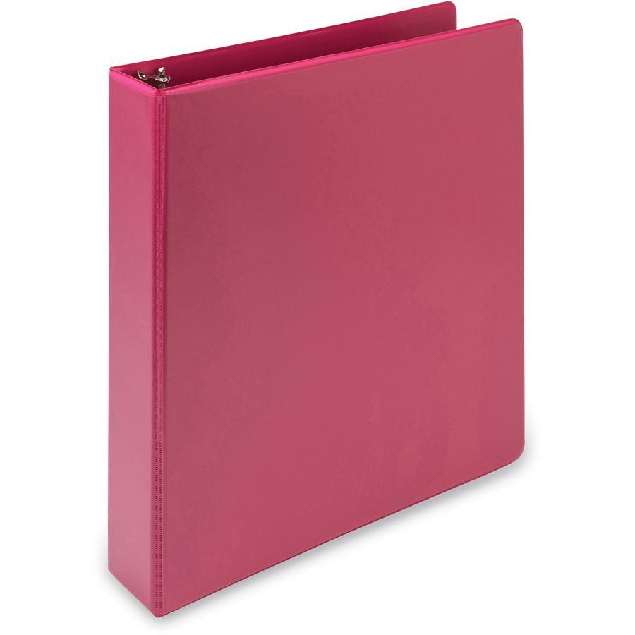 12 Binders 1 inch 1 - NEW - 2 Pocket 3 Ring Binder Folders Pink