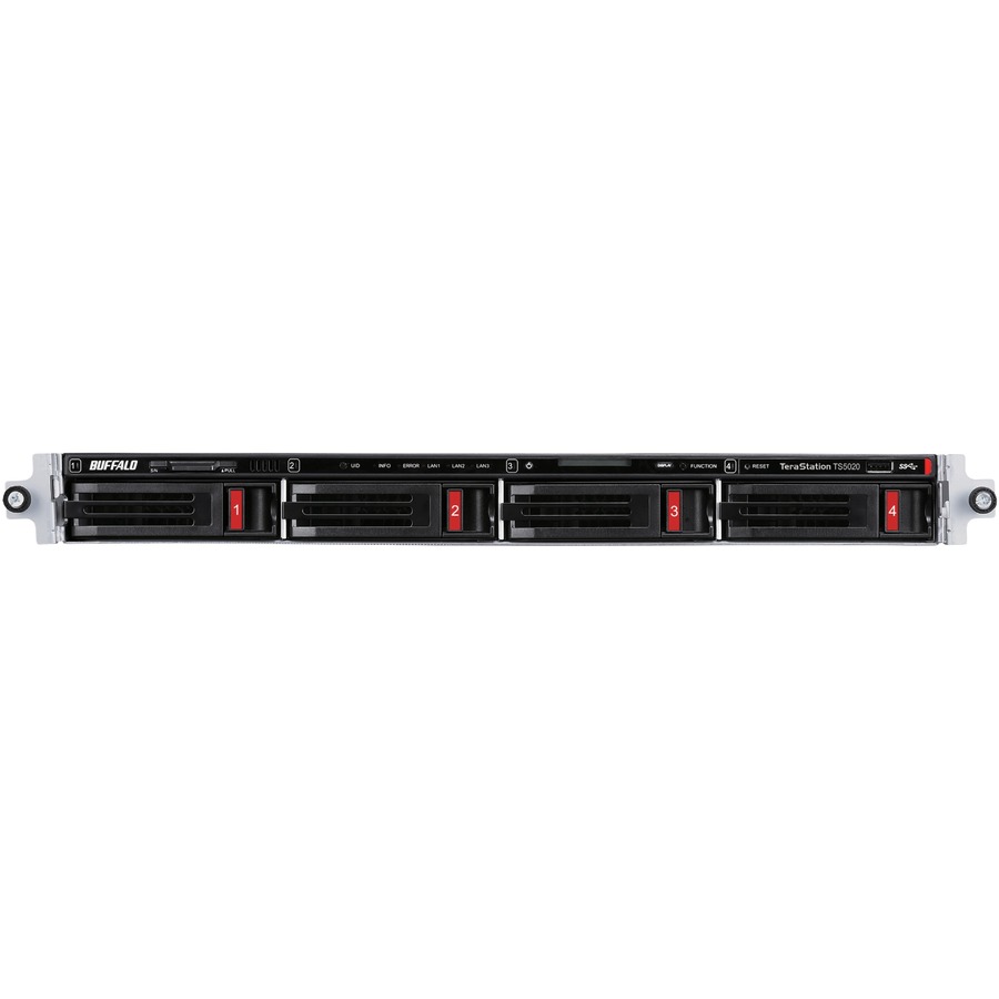 BUFFALO TeraStation 5420 4-Bay 48TB (4x12TB) Business Rackmount NAS Storage Hard Drives Included