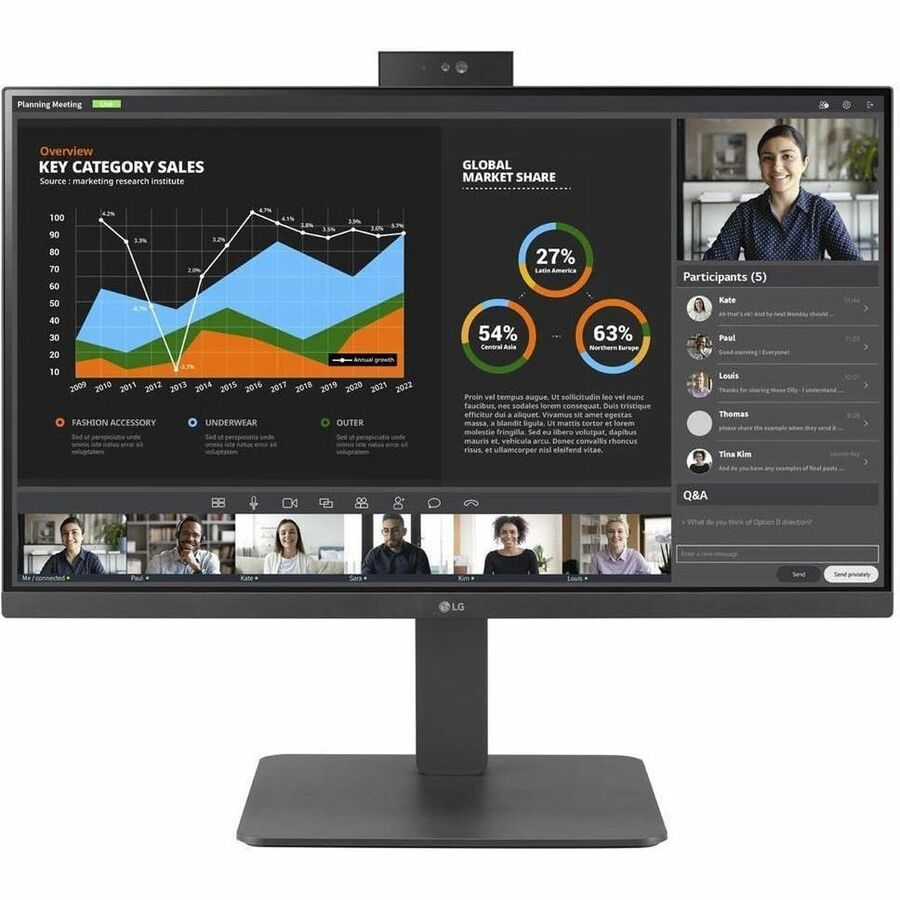 LG 27BR750C-C 27" Class Full HD LCD Monitor - 16:9