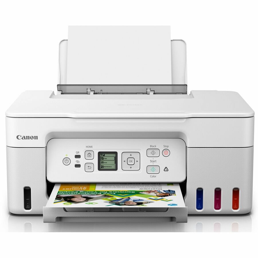 Canon PIXMA G3270 Wireless MegaTank Inkjet Multifunction Printer - Color - White