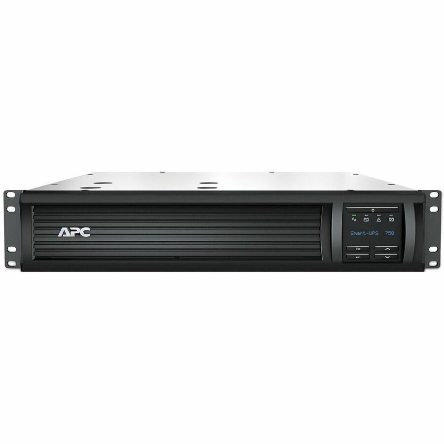 APC Smart-UPS, Line Interactive, 750VA, Rackmount 2U, 120V, 6x NEMA 5-15R outlets, SmartConnect Port+Network Card, AVR, LCD