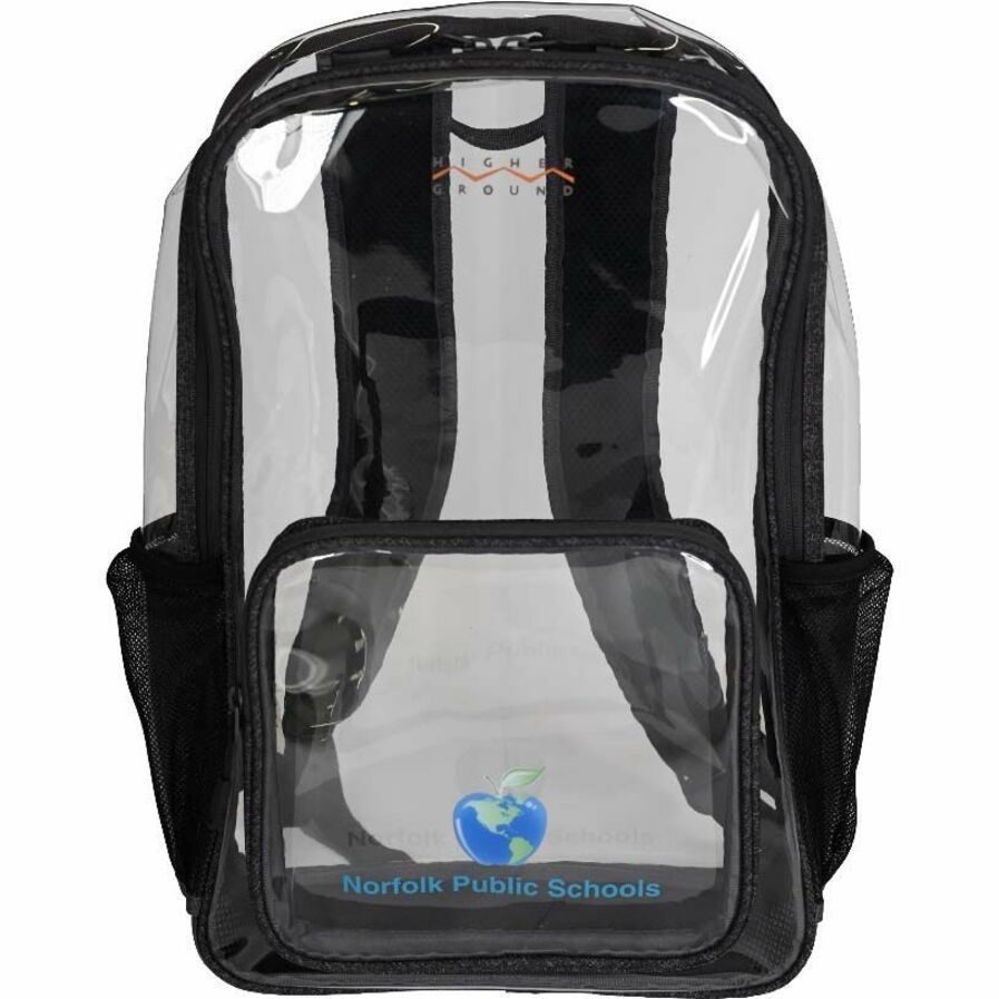 Higher Ground Safe N' Clear Carrying Case (Backpack) for 14" to 15" Notebook, Accessories - Clear