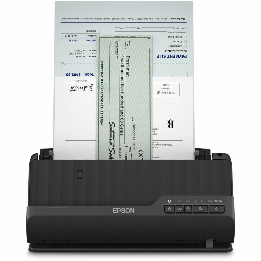 Epson WorkForce ES-C320W Sheetfed Scanner - 600 dpi Optical