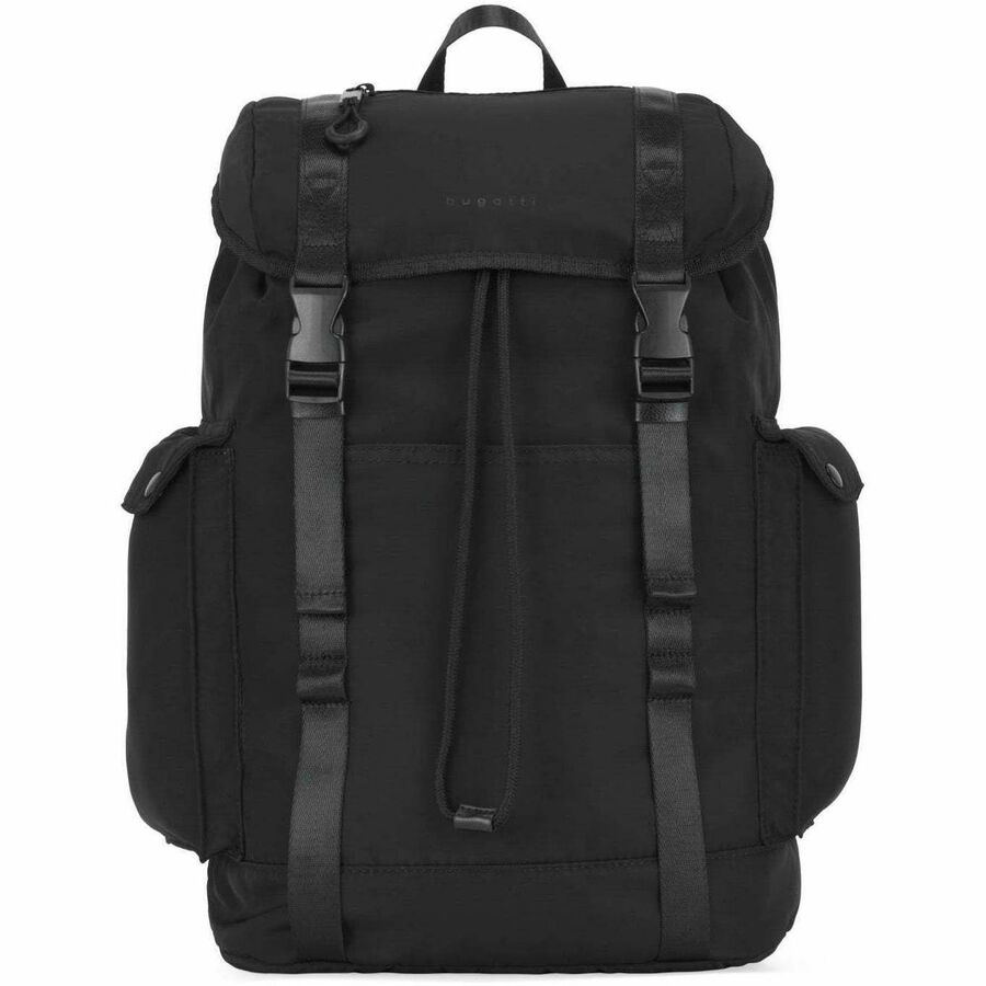 bugatti Brookside Carrying Case (Backpack) for 15.6" (396.24 mm) Notebook, Travel - Black