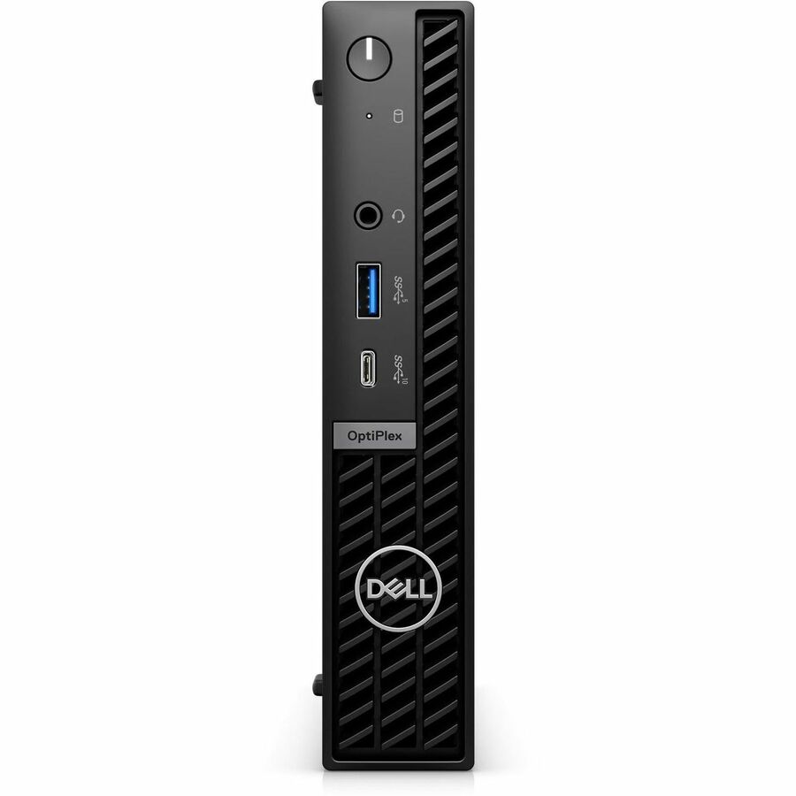 Dell OptiPlex 7000 7020 Desktop Computer - Intel Core i5 14th Gen i5-14500T - vPro Technology - 16 GB - 256 GB SSD - Micro PC - Black