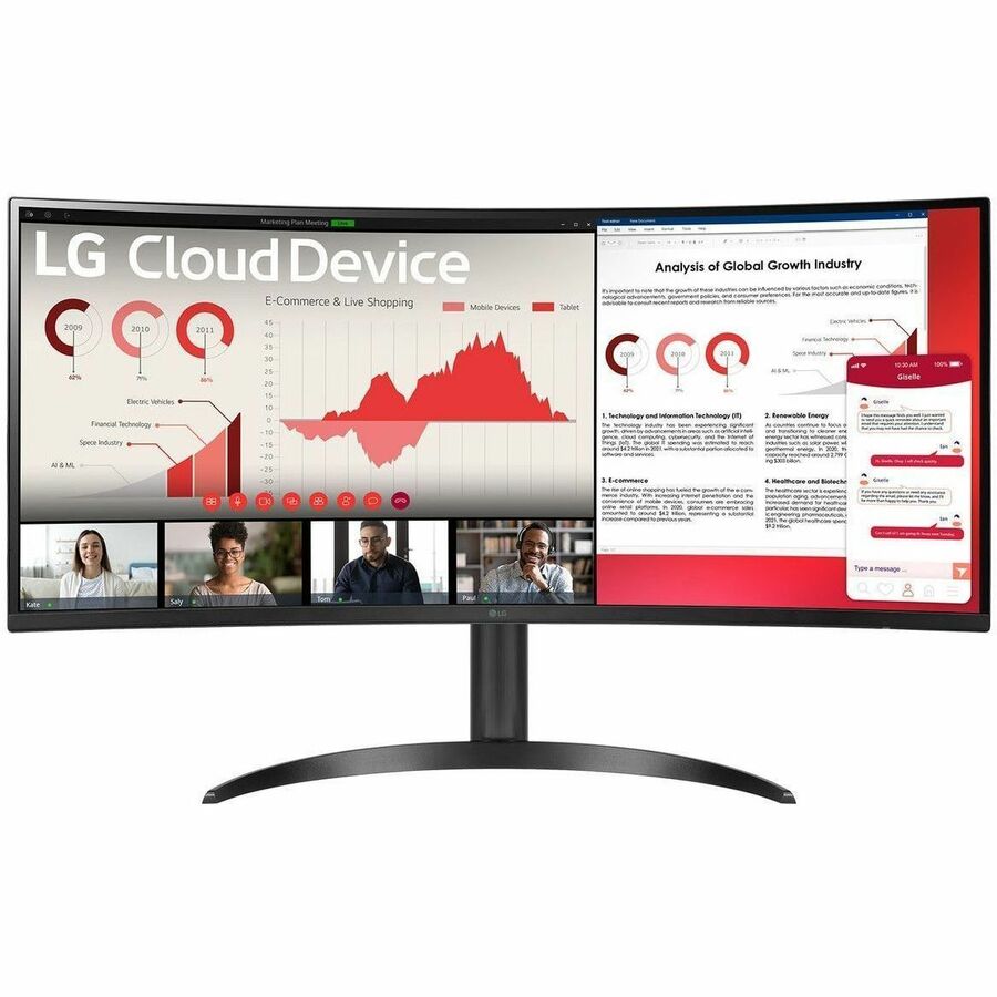 LG UltraWide 34CR65 34CR651N-6P All-in-One Thin Client - 1 Pentium Silver N6005 Quad-core (4 Core) 2 GHz