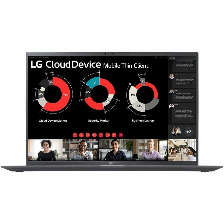 LG gram 17ZT90R-G.AX34U1 17" Notebook - WQXGA - 60 Hz - Intel Core i3 13th Gen - 8 GB - 256 GB PCI Express NVMe 4.0 SSD - Charcoal Gray