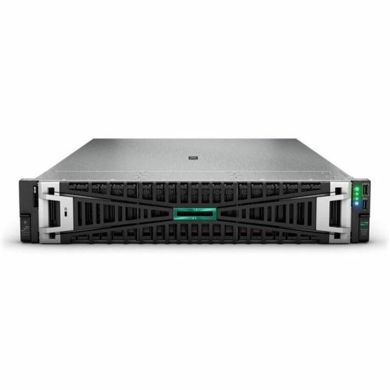 HPE SMART CHOICE ProLiant DL380 G11 2U Rack Server - 1 x Intel Xeon Silver 4514Y 2 GHz - 128 GB RAM - 960 GB SSD - (2 x 480GB) SSD Configuration - Serial ATA/600, 12Gb/s SAS Controller