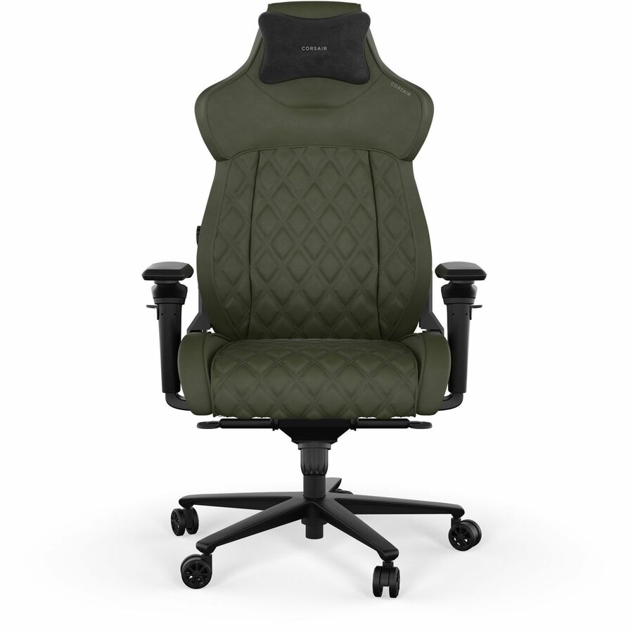 Corsair TC500 LUXE Gaming Chair - For Gaming - Fabric, Metal, Steel, Polyurethane, Foam - Sherwood