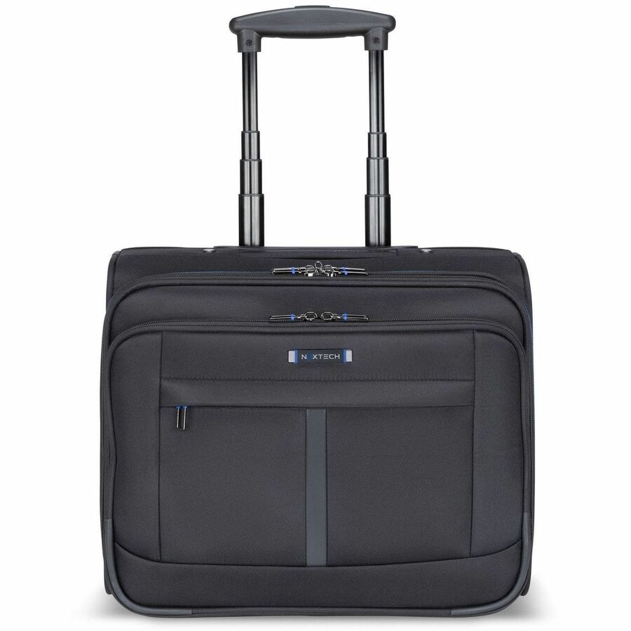 Nextech Carrying Case (Briefcase) for 15.6" (396.24 mm) Notebook - Black