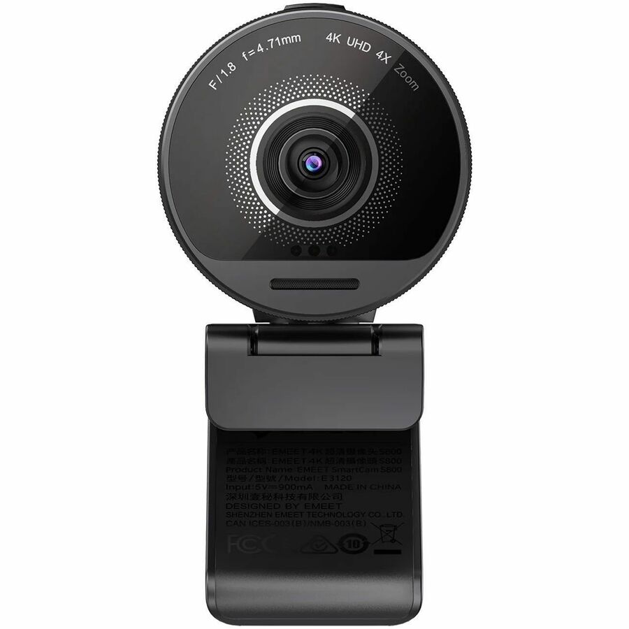EMEET SmartCam S800 4K UHD Webcam with HDR, 10-bit Color, PDAF+TOF