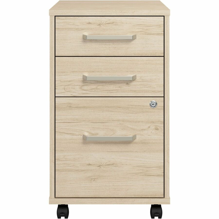 Picture of Vista Mobile File Cabinet, 27" x 16" x 20", 3 drawers (1 file, 2 box), Lockable, Dual-wheel casters, EA