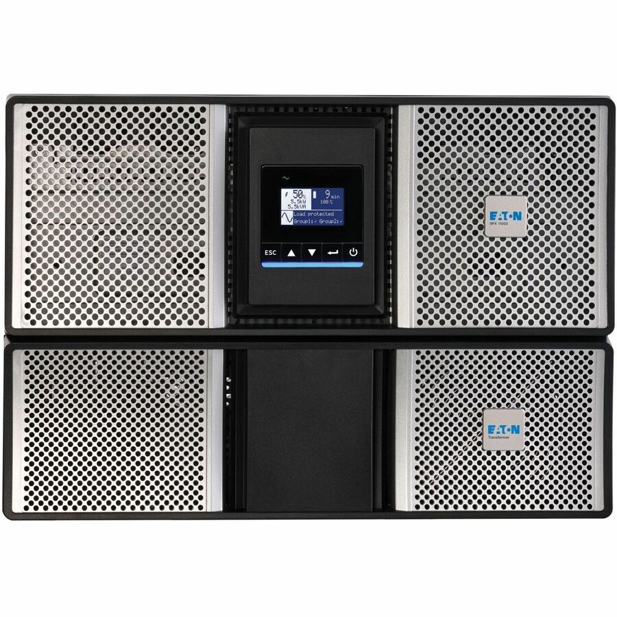 Eaton 9PX G2 11000VA 11000W 208/120V Online Double-Conversion UPS - Hardwired Input, 8x 5-20R, 4x L6-30R, 2x L14-30R or Hardwired Output, Cybersecure Network Card, Extended Run, 7U Rack/Tower