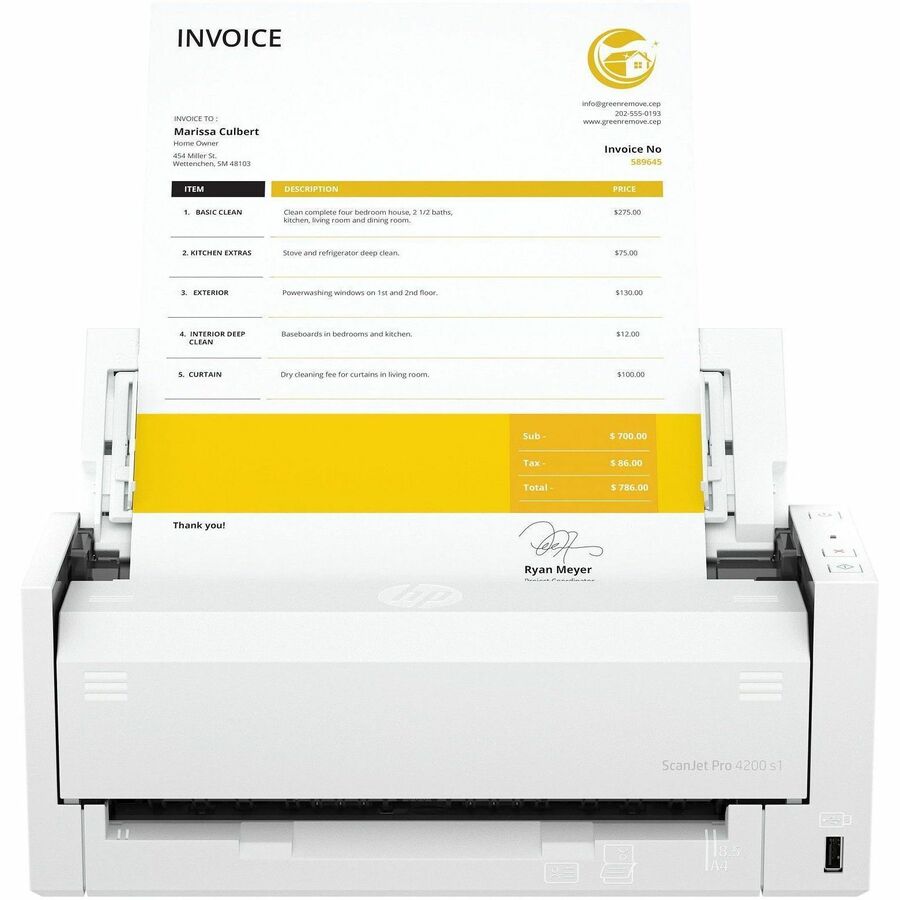 HP ScanJet Pro 4200 s1 Scanner US,CA,MX,LA (no AR,CL,BR)-EN,ES,FR