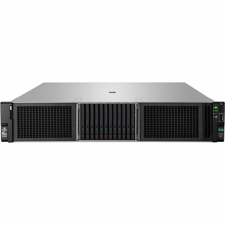 HPE ProLiant DL380 G11 2U Rack Server - 1 x Intel Xeon Gold 6530 2.10 GHz - 64 GB RAM - 1.92 TB SSD - (2 x 960GB) SSD Configuration - 12Gb/s SAS, Serial ATA/600, NVMe Controller