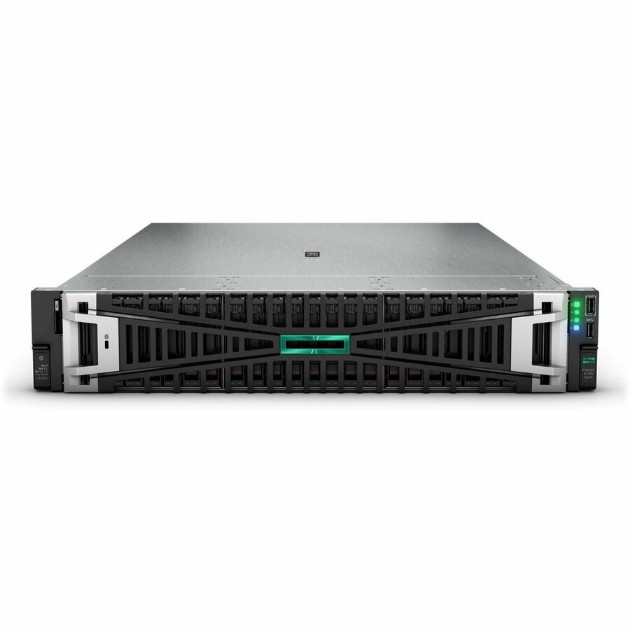 HPE ProLiant DL380 G11 2U Rack Server - 1 x Intel Xeon Gold 5515+ 3.20 GHz - 64 GB RAM - 1.92 TB SSD - (2 x 960GB) SSD Configuration - 12Gb/s SAS, Serial ATA/600, NVMe Controller