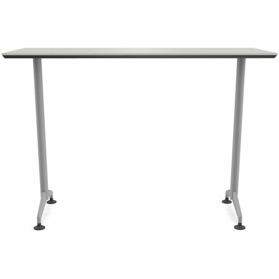 Picture of Folding Training Table, 24 x 60, Fixed Top, Slim, Gold Finish, EA