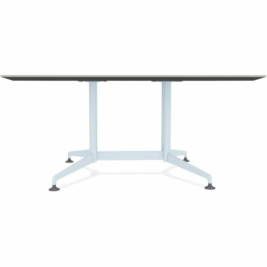 Picture of Zia Hospitality Table, 42 x 42 x 29, Square, Laminate, Gray, 1 EA