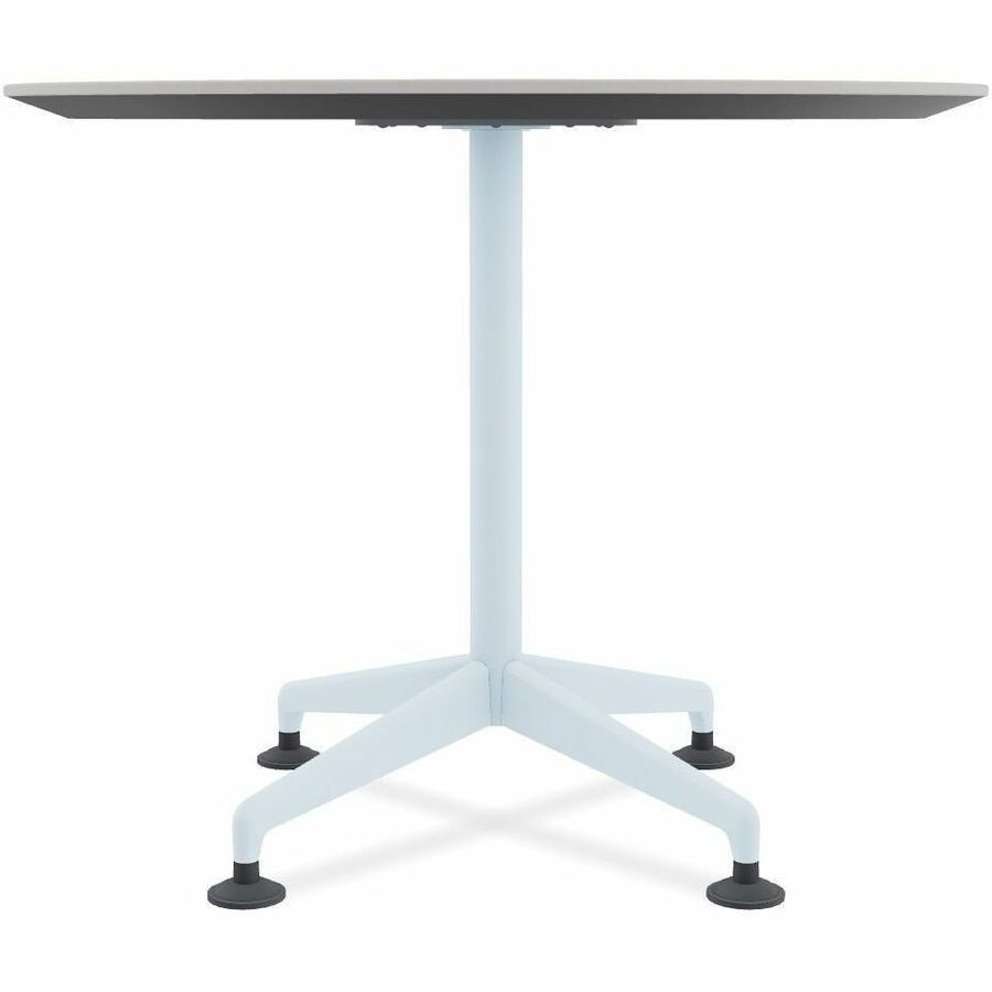 Picture of Zia Flip Table, 36 Round, Nesting Castors, Laminate, Driftwood, 1 EA