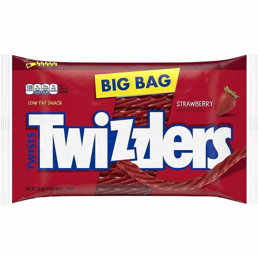 Picture of Twizzlers Strawberry Twists, 2-count peg packs, 2/CT