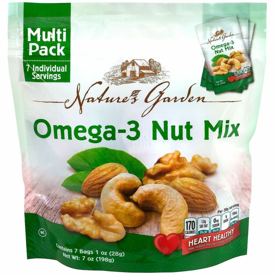 Picture of Omega Nut Mix Snack Packs, 42/CT, EA