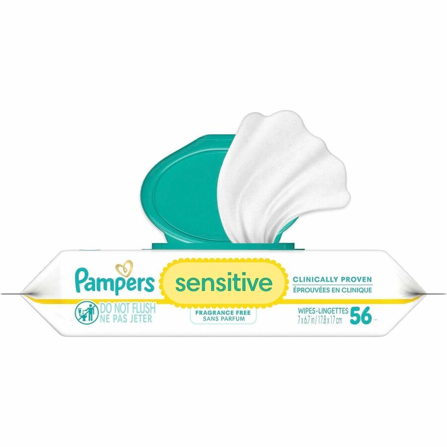 Picture of Baby Wipes Sensitive, Softgrip Texture, White, 8 PK/CT