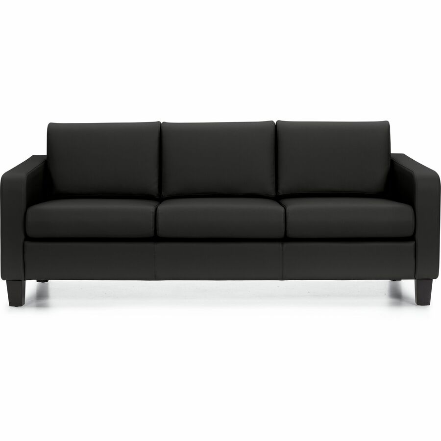 Suburb Three Seat Sofa, LuxPlus Black