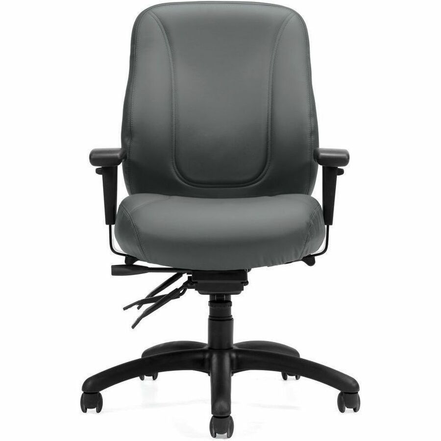 Offices To Go Overtime Multi-Tilter Chair High Back Fabric LuxPlus Black