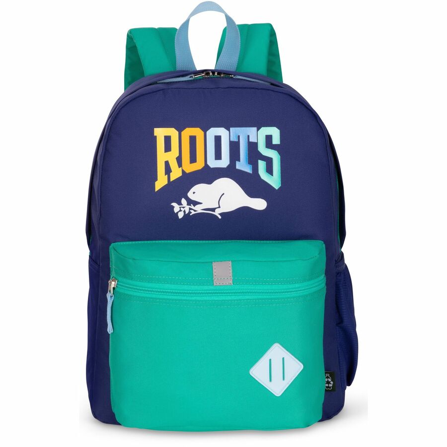 Roots - Étui de transport (Sac à dos) École - Marine, Vert
