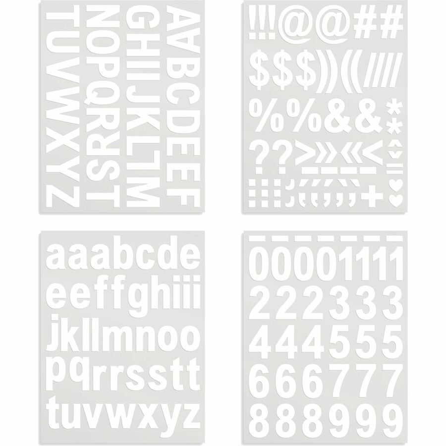Avery&reg; Pre-Cut Vinyl Letters, Numbers and Symbols