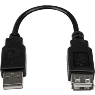StarTech 6in USB 2.0 Extension Adapter Cable A to A - M/F