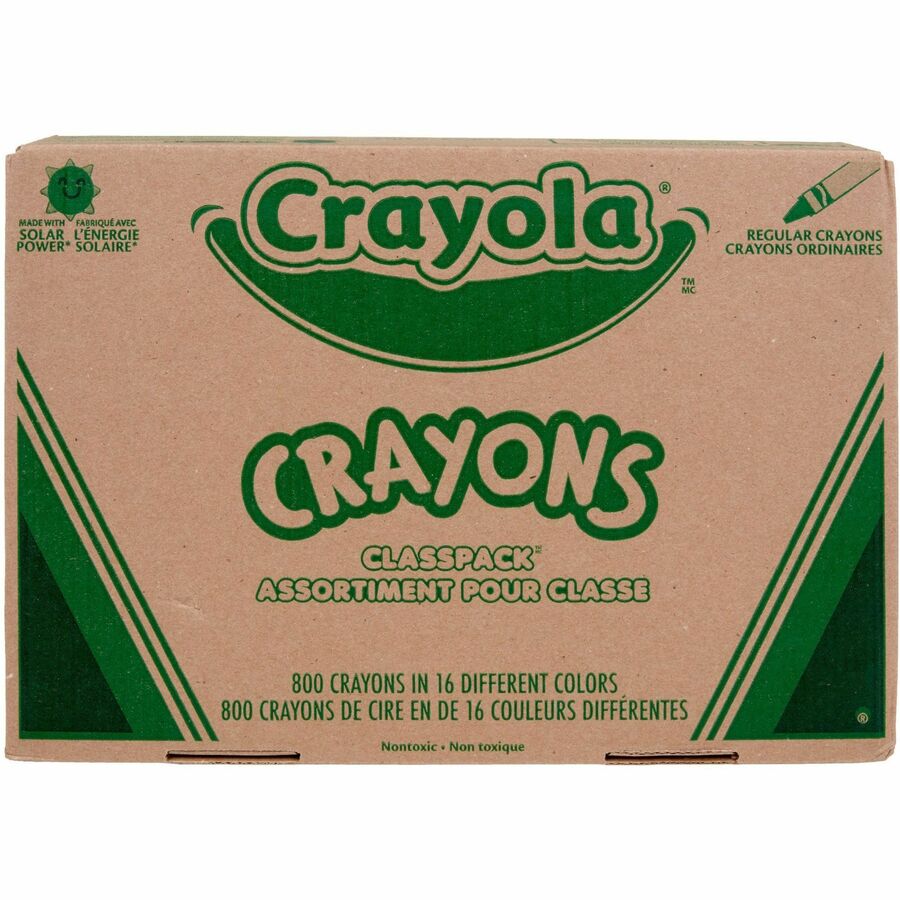 (16) Crayola Crayons (green yellow) BULK