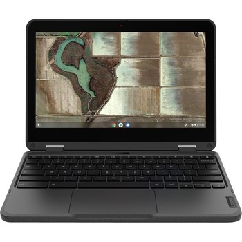 Lenovo 500e Chromebook Gen 3 82JB0001US 11.6&quot; Touchscreen Convertible 2 in 1 Chromebook, 1366 x 768, Gray