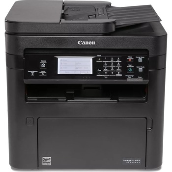 Canon imageCLASS MF267dw II Wireless Laser Multifunction Printer, Monochrome, Black, Copier/Fax/Printer/Scanner, Automatic Duplex Print, Flatbed Scanner