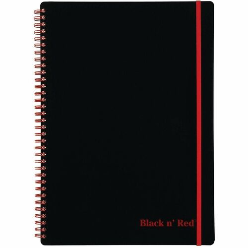 Black n' Red Twinwire Soft Cover Business Notebook, Wide Ruled