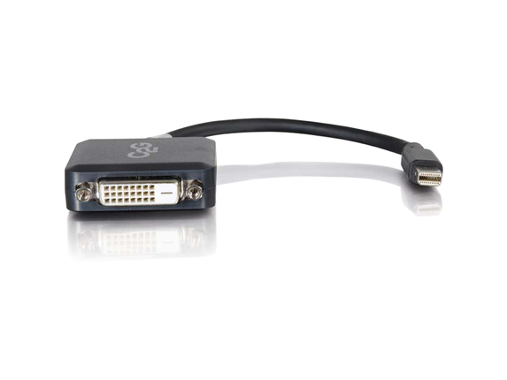 Image for C2G Mini DisplayPort to DVI Adapter - M/F - DVI/Mini DisplayPort for Notebook, Tablet, Monitor, Video Device - 8" - 1 x Mini Dis from HP2BFED