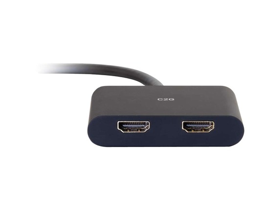Image for C2G 4K DisplayPort to Dual HDMI Monitor Splitter MST Hub - M/F - DisplayPort Male to Dual HDMI Female Monitor Splitter - 3840 × from HP2BFED